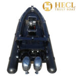 760 Black Patrol Inflatable Boat For Water Sport - Image 2