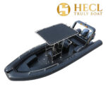 760 Black Patrol Inflatable Boat For Water Sport - Image 4