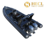 760 Black Patrol Inflatable Boat For Water Sport - Image 5